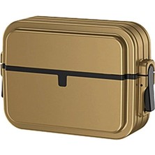 Marsilyan™- Apple Airpods 3 (3.nesil) 404 Kilitli Kılıf - Gold