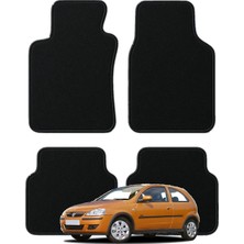 Opel Corsa 3. Nesil C Kasa (2000-2006) Özel Kesim Tam Uyumlu Lüx Oto Halı Paspas Opel Corsa Paspas , Opel Corsa C Paspas