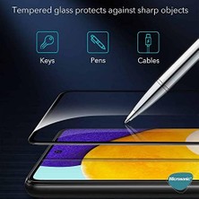 Galaxy S25 Plus Tam Kaplayan Temperli Cam Ekran Koruyucu Siyah