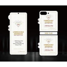 Galaxy Z Flip 5 Ile Uyumlu Ön Arka Ikili Koruyucu Esnek Koruma