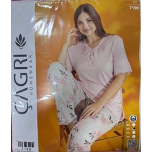 Çağrı Bayan Battal Pijama Takımı-2 Takım Birden