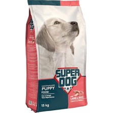 Super Dog Kuzu Etli Yavru Köpek Maması 15 kg