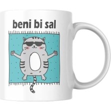Beni Bi Sal Baskılı Kupa Bardak Hediyelik Çay Kahve Kupası