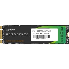Apacer AST280X 256GB 520-500MB/S M.2 Sata Iıı SSD Disk (AP256GAST280X-1)