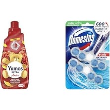 Yumoş Konsantre Çamaşır Yumuşatıcısı 1440 Ml(1) Domestos Okyanus Ferahlığı 5'li Güç Duopack Tuvalet Bloğu (1 x 2 Adet)(3)