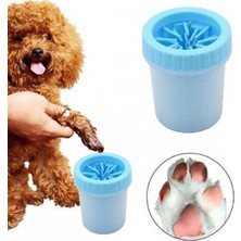 melby Silikon Jel Fırçalı Kedi Köpek Pati Ayak Yıkama Temizleme Kovası