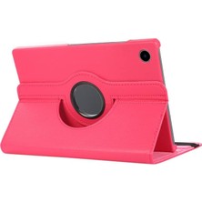 Matepad Se 10.4 ile Uyumlu Kılıf 360 Dönebilen Standlı Pembe Koyu