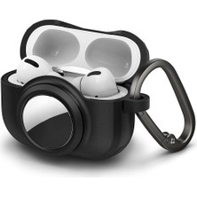 Airpods Pro (1.nesil) / Airtag ile Uyumlu Kılıf Tag Armor Duo - ACS03167