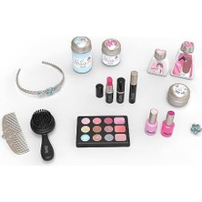 320249, My Beauty Makyaj Masası, Dönebilir Aynalı Makyaj Masası, Birçok Saklama Alanı ve 15 Güzellik Aksesuarı (Makyaj Aletleri Oyuncaktır), Tabure Ile Birlikte