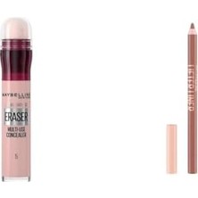 New York Anti Age Eraser Kapatıcı- 05 Brighten & New York Lifter Gloss Nemlendirici Dudak Parlatıcısı - 05 On It