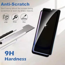 Galaxy A25 Privacy (Hayalet) Ekran Koruyucu – 2 Adet - 9h Temperli Cam, Yan Görünme Engelleyici, Tam Kaplama