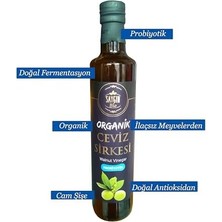 Tarihi Lezzetler Organik Ceviz Sirkesi Cam Şişe 500 ml