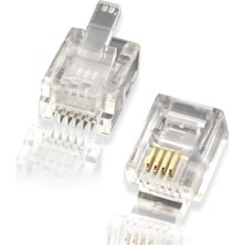 Qport Q-K6P4C Telefon Soketi 100 Lü Paket