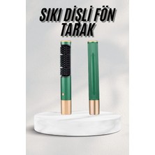 Epilons Düzleştirici Fırça Saç Düzleştirici Arada Fön Tarak Taşınabilir