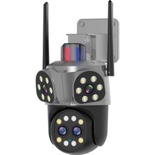 Orino 4-Lens 4K 8mp Wi-Fi Tf Kart Girişli 10X Zoom Kamera (Orıno)