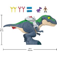 Sesli ve Işıklı Imaginext World Muhteşem T-Rex Oyun Seti 45 cm JGR40