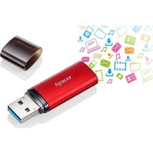 Apacer AH25B 64GB 3.2 USB Bellek (AP64GAH25BR-1)