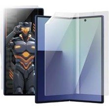 - Galaxy Z Fold 7 ile Uyumlu Ön ve Arka 2in1 Ekran Koruyucu Goril Cam Anti Af Hd Görüntü Özellikli