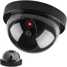 RB-SK04 Caydırıcı Dome Kamera + Dikkat Kameralar Kayıtta Etiketi - Sahte Kamera