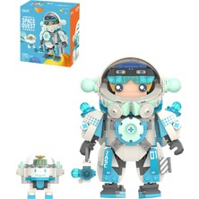 Jaki Space Serisi Mavi ASTRONOT-JK9107(488 Parça) Oyuncak Yapım Seti