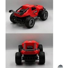 Oyuncak Uzaktan Kumandalı Araba Full Fonksiyon 3.7 Volt 500 Mah Şarjlı Işıklı Rc Off-Road Araba (Kırmızı)