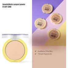 Callista Smooth Compact Powder 51 Soft Sand Mat Görünümlü Pudra