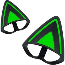 Ears V2 - Evrensel Fit Clip-On Ears Kulaklıklar Için (Clip-On Ears, Çok Yönlü, Ayarlanabilir Bantlar, 26 G Hafif Premium Silikon) Siyah