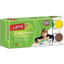 Lyra Lets Parmak Boyası 12Lİ L-5512