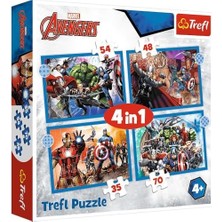 Puzzles - "4'ü 1 Arada" - Cesur Yenilmezler/ Yenilmezler