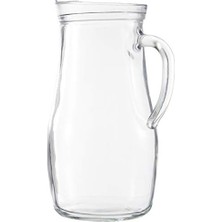 Lav Tekli Sürahi, 1.8 L Hacim, Cam, Beyaz