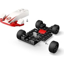 City F1 Williams ve Haas F1 Yarış Arabaları 60464-4 Yaş ve Üzeri Çocuklar Için 2 F1 Pilotu Minifigürü Içeren Yaratıcı Oyuncak Yapım Seti, Doğum Günü Hediyesi (92 Parça)
