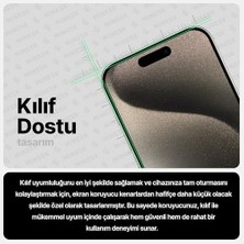 iphone 15 Pro Max Için Privacy Hayalet Gizlilik Filtreli Kolay Kurulum Ekran Koruyucu Toz Bırakmayan ve Kendiliğinden Yapışan Hizalama Kitli Temperli Cam (15 Pro Max)