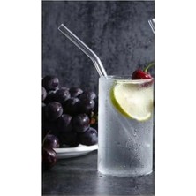 Life 6 Lı Şeffaf Eğimli Cam Pipet MIT1003