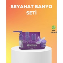 Epilons Seyahat Bakım Seti 5 Parça Sızdırmaz Şeffaf Kapaklı 30ML