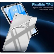 iPad 11.nesil A16 11INÇ/10.NESIL 10.9inç Uyumlu Kılıf Darbelere Dayanıklı Şeffaf Kapak