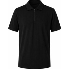 Trender 4058 40/1 Siyah Erkek T-Shirt 26YL71L58041