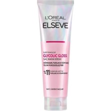 Elseve Glycolic Gloss Mükemmel Parlaklık Için Pürüzsüzleştirici Saç Kremi 150 ml