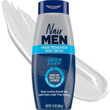 Nair Erkekler Vücut Kremi Saç Çıkarıcı, Vücut Epilasyon Kremi, 12 Oz