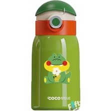 Özel Kutulu Kılıflı 470 ml Pipetli Çelik Termos -Boyun Askılı- 4 Farklı Model Cskılıflı