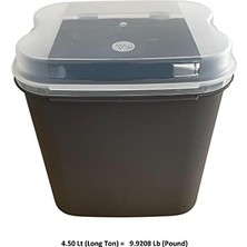 Masal Saklama Kabı, Gri 10 L + 4, 5 L + 1, 6 L