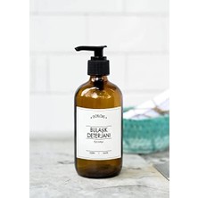 500ML Kahverengi Cam Şişe Bulaşık Deterjanı Beyaz Etiketli (Kahverengi)