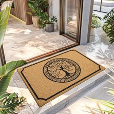 Decovetro Paspas Hayat Ağacı Desenli Kapı Önü Paspası 40 x 60 cm