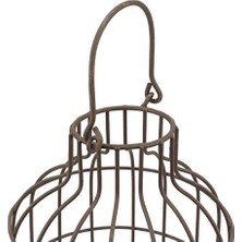 Rustikales Metalldraht-Gewächshaus, Set Mit Rustikalen Holzsockeln, Industrie- Und Landhausdekoration, Akzente, Blumen, Sukkulenten, Luftpflanzen, Lichterketten, Dekorative Füllung Und Mehr