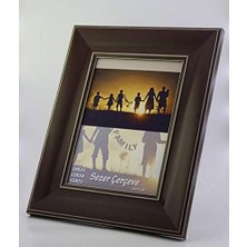 13X18 cm Kahve Gri Desenli Dekoratif Fotoğraf Resim Çerçeve