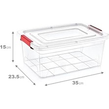Smart Box Saklama Kabı 8,5 Lt Şeffaf