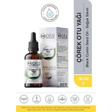 Çörek Otu Yağı (Nigella Sativa - Cumin Seed Oil) 30 ml - Cilt ve Saç Bakımı Için Ideal - Gıda Kalite, Saf ve Soğuk Sıkım | 100% Pure & Natural