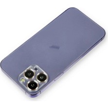 Marsilyan™- Apple Iphone 12 Pro Max Metal Kamera Lens Koruma Cam - Gold