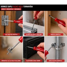 ESBH 4X100 Yıldız Uçlu Tornavida Mıknatıslı Uç Çelik Dövme Profesyonel El Aleti