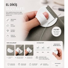 Studio Aslan Design 3'lü El Dikiş Ölçü Kılavuzu Seti (3mm-4mm-5mm) | Dikiş Payı Ölçer | Dikiş Rehberi Aparatı | Terzi ve Hobi Dikiş Aleti