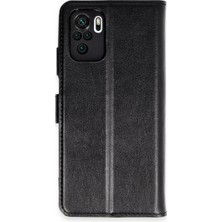 LTG Nova Mi Note 10 S Kapaklı Kılıf - Siyah